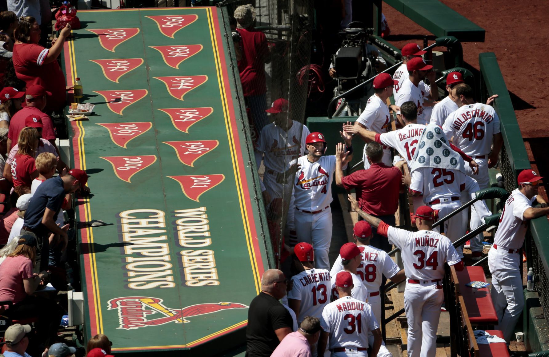 Cardinals 10, Giants 0 at Busch